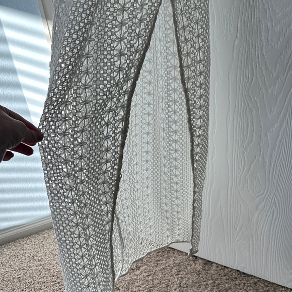 Lulu's Ivory Crochet Maxi Dress - Picture 4 of 4